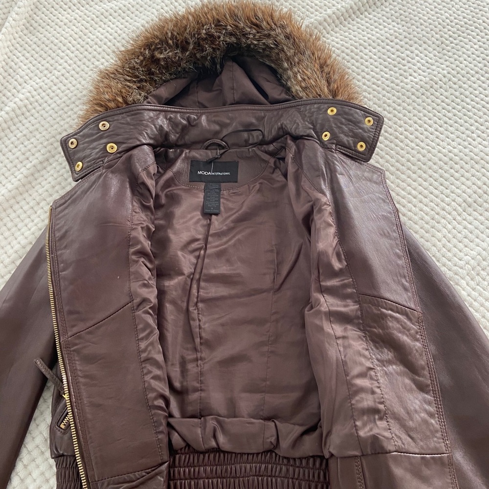 Moda international  leather jacket - Picture 3 of 11
